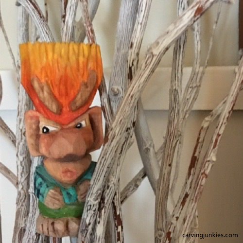 Big Haired Troll Wood Carving Tutorial From A Wood Block